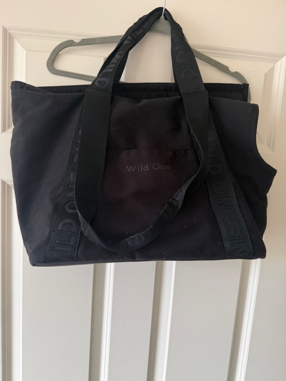 Black Canvas Tote Bag